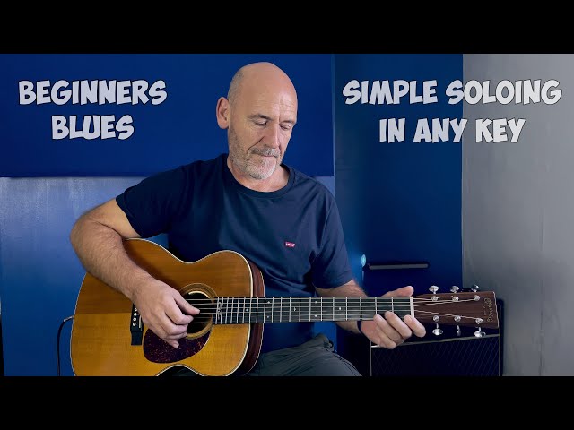 Beginner Blues | Play Blues Solos In Any Key | Acoustic Guitar