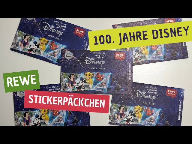 REWE Stickerpäckchen zum 100. Jubiläum von Disney