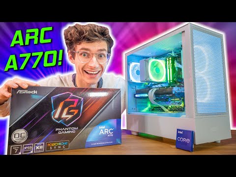 The Intel ARC A770 Gaming PC Build! 😎 | i5 13600K, H5 Flow, ft Gameplay Benchmarks | AD