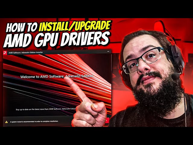 How to install/upgrade AMD GPU Drivers