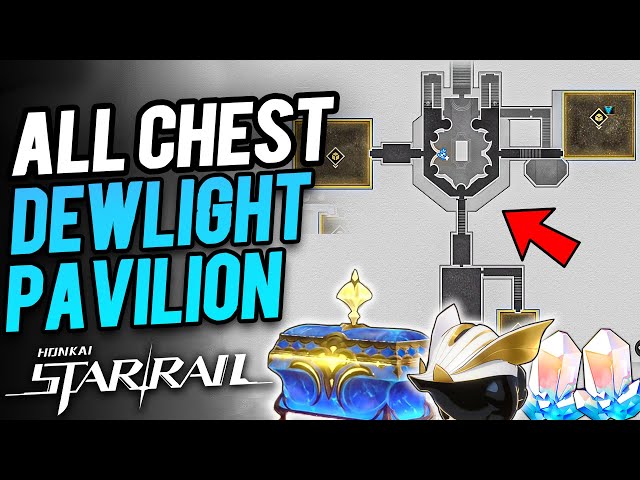 Honkai Star Rail 2.1 All Chest in Dewlight Pavilion  (Chests & Warp Trotter & Lordly Trashcan)