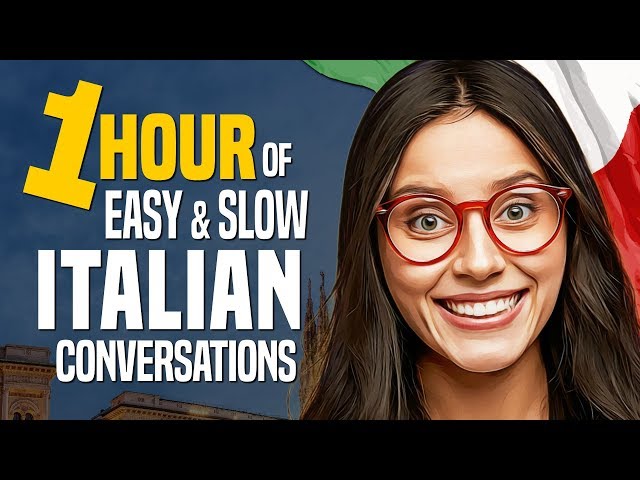 Learn ITALIAN: A 1-HOUR Beginner Conversation Course (for daily life) - OUINO.com