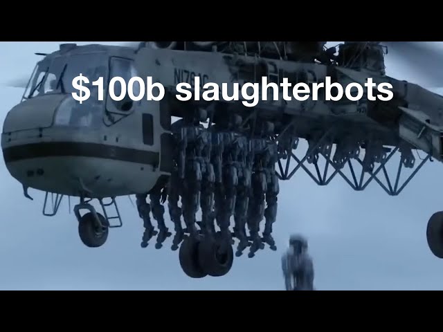 $100b Slaughterbots. Godfather of AI shows how AI will kill us, how to avoid it.