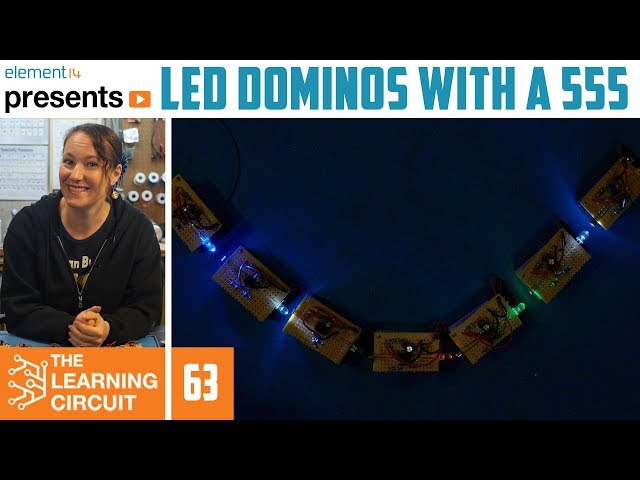 LED Dominos Using a 555 Timer - The Learning Circuit
