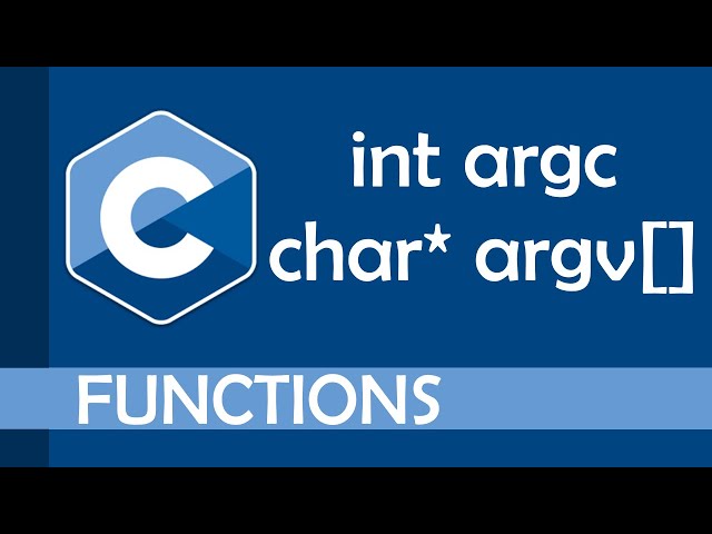 What are command line arguments (argc and argv)?