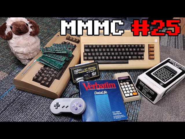 Yellowest VIC-20 ever, SNES controller, TI-2500 Calculator Repair and money grab cleaning floppy