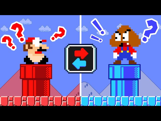 What If Super Mario and Goomba but Swap Places With Rainbow Magic? | ADN MARIO GAME