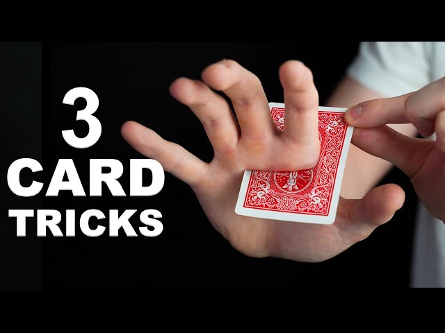 3 VISUAL Card Tricks Anyone Can Do | Revealed