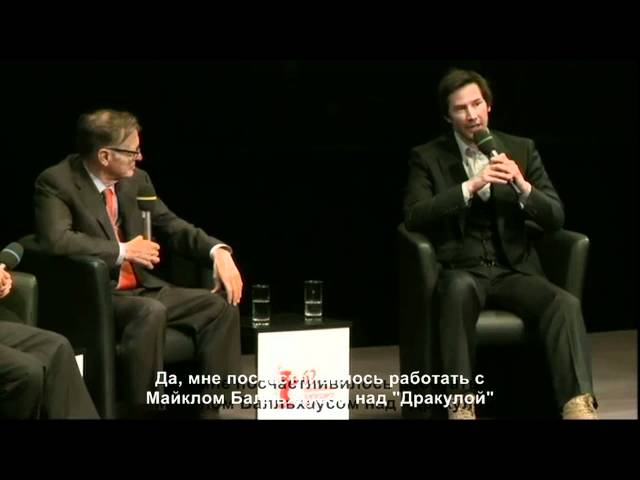 Keanu Reeves. Berlinale 2012. Side by Side premiere русские субтитры. 2часть (2)