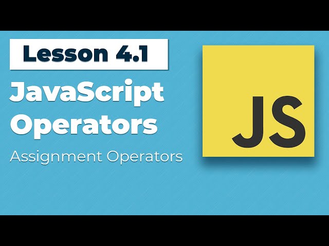 JavaScript Assignment Operators #fullstackroadmap (Ep. 4.1)