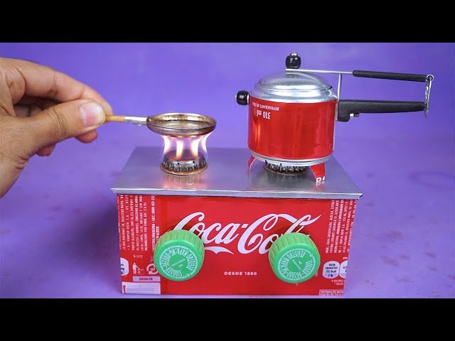 Make an Amazing Mini Stove with soda cans