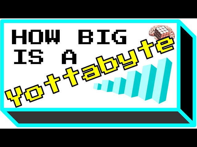 How Big is a Yottabyte? Bits and Bytes Data Size Comparison, explained visually, Beginners,Learning