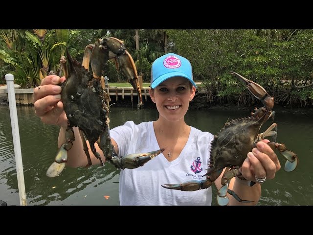 Crabs! Catching, Cooking and EATING! Tasty Tuesday!!!!