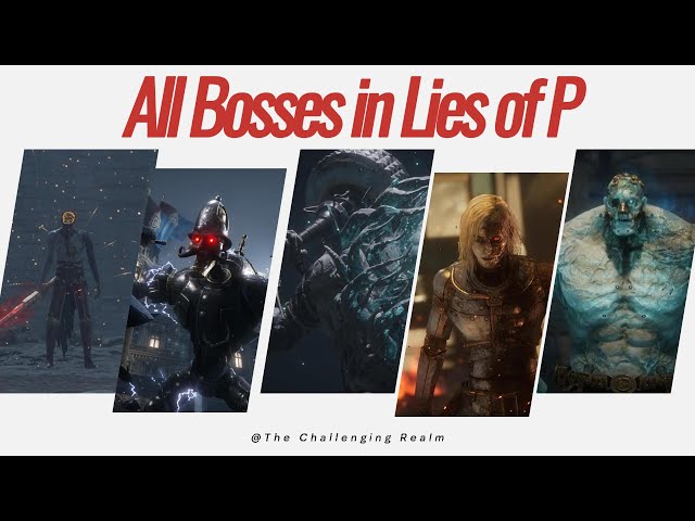 All bosses Lies of P Speedrun