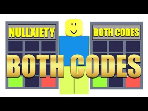 ROBLOX Nullxiety How To Get Both Codes