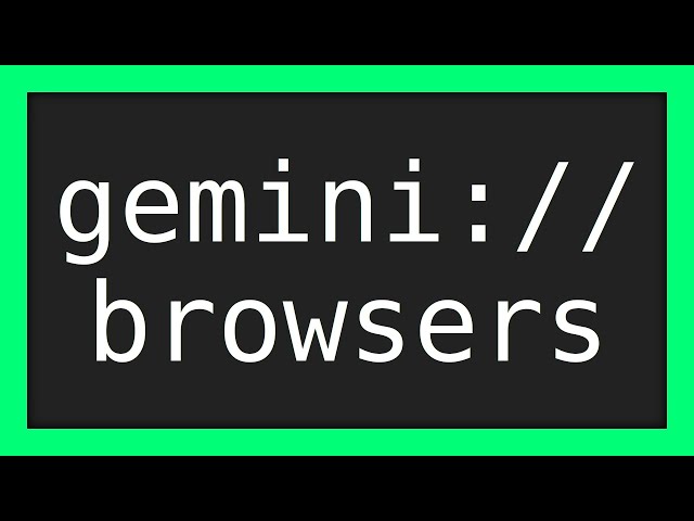 Kristall, Amfora and Bollux - a look at three gemini browsers