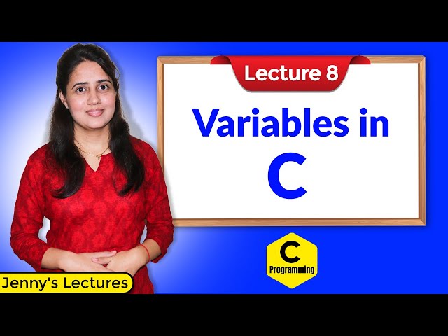 C_08 Variables in C Programming | C Programming Tutorials