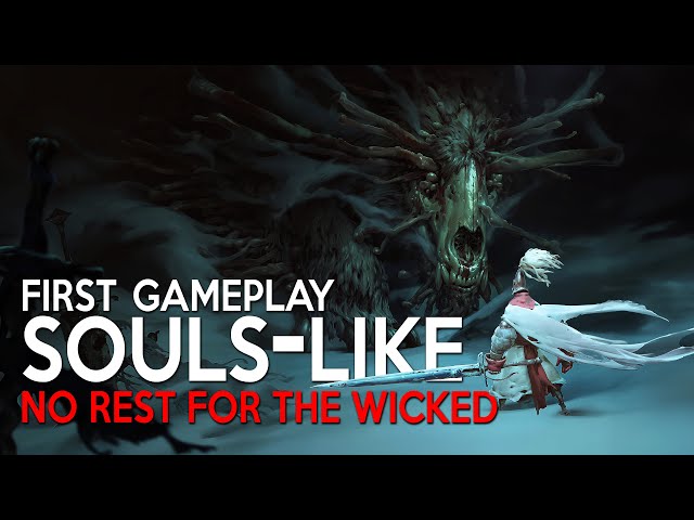 NO REST FOR THE WICKED First Gameplay Preview | New SINGLE PLAYER RPG DIABLO with SOULS-LIKE Combat