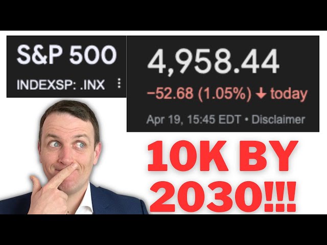 S&P 500 at 10k by 2030 No Matter Interest Rates!