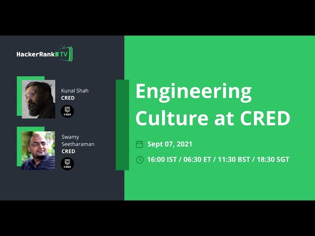 Engineering Culture at CRED 👨‍💻 👩‍💻 🚀