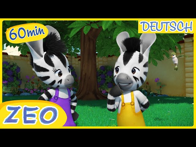 Die Streiche von ZEO | 1 Stunde von ZEO auf Deutsch 🦓 | Zeichentrickfilme
