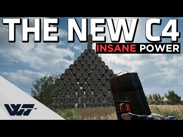 THE NEW C4 - Testing it's INSANE power - PUBG