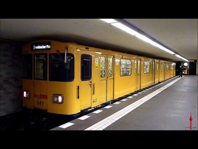 U-Bahn Berlin - Typ A3L82 auf der U4 und U1 [HD]