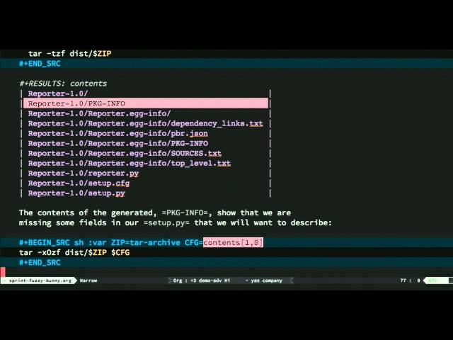 Literate Devops with Emacs
