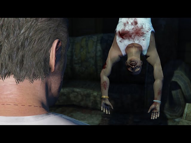 Franklin visits Trevor after killing Michael (GTA 5)