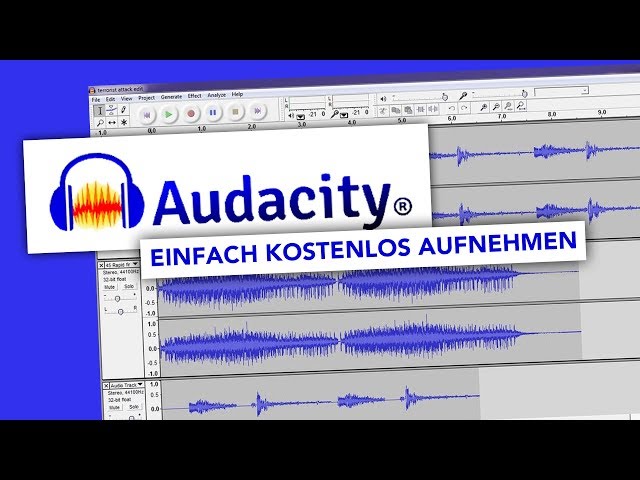 Ganz einfach Audio mit deinem Computer aufnehmen // Audacity (Tutorial) Deutsch