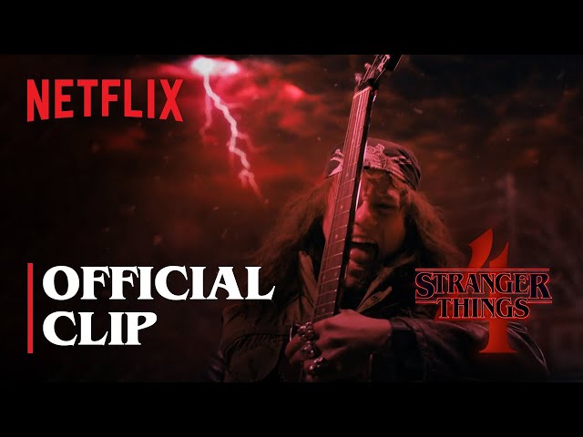 Stranger Things 4 | Eddie Munson's Upside Down Guitar Scene | Netflix India
