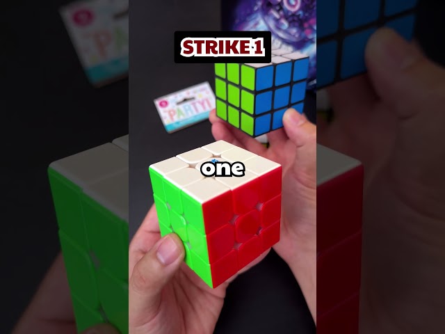 This Rubik's Cube has THREE chances to impress me