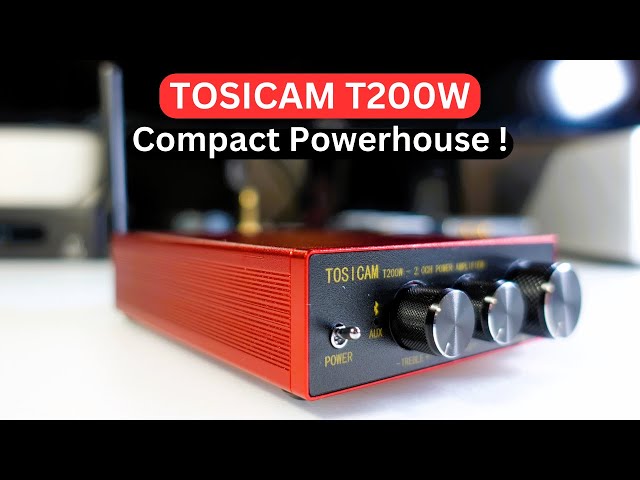 TOSICAM T200W 5.1 Bluetooth Stereo Power Amplifier Review - Compact Powerhouse for HiFi Enthusiasts