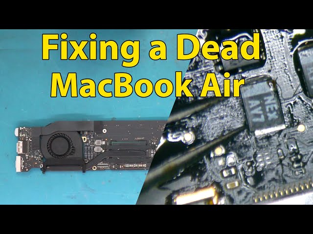 Repairing a Dead  MacBook Air A1466 2017 - Easy Fix