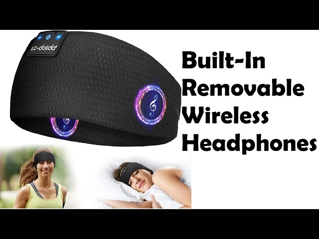 LC-dolida Headband With Wireless Headphones Bluetooth 5.2