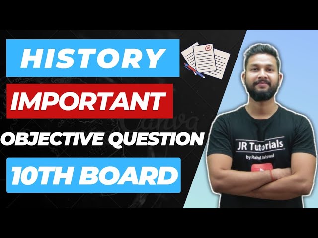 10th History Important Objective Questions | Fill Ups & Wrong Pair | 6 Marks | Maharashtra board |