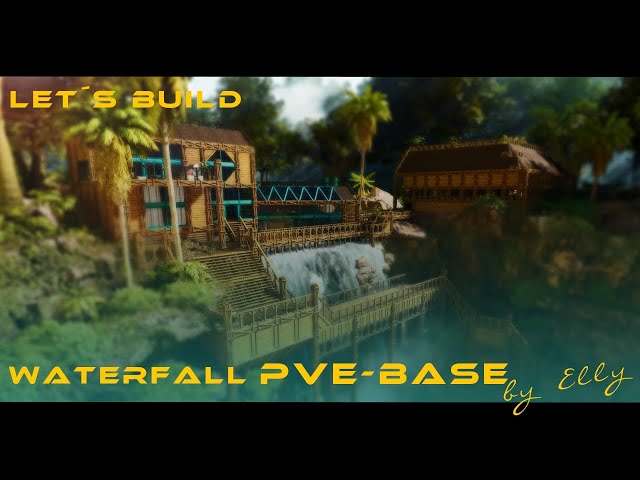 Ark Survival Ascended Waterfall PvE Base By Elly/kreatives bauen in ARK/ASA / PvE BASE DESIGN