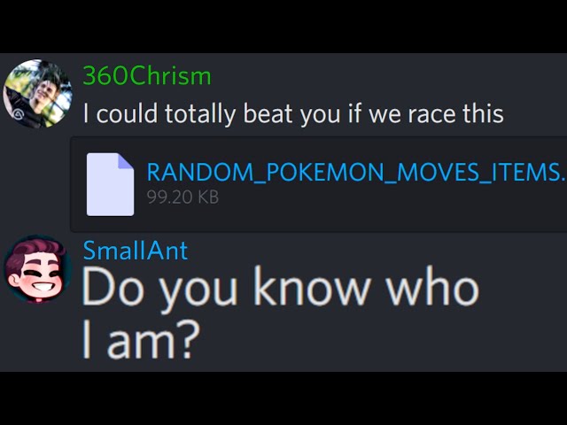 This Pokemon Speedrunner challenged me to a totally normal race