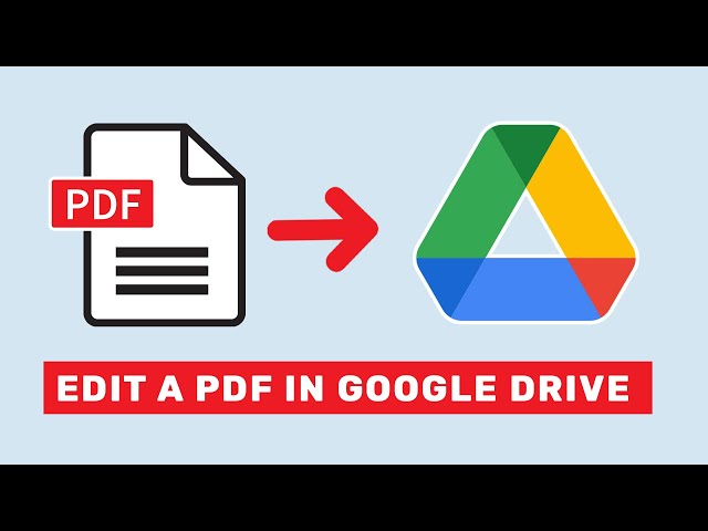 How to Edit a PDF in Google Drive .