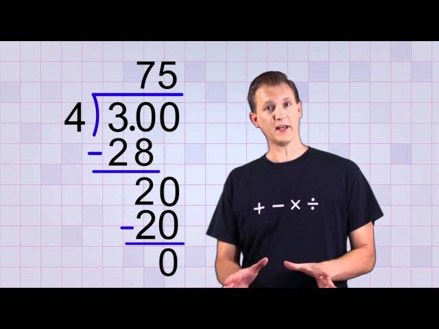 Math Antics - Convert any Fraction to a Decimal