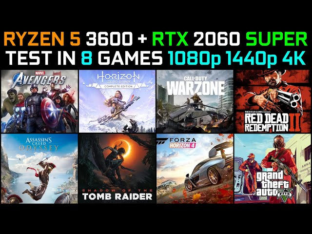 RTX 2060 Super Test in 8 Games 1080p 1440p and 4K