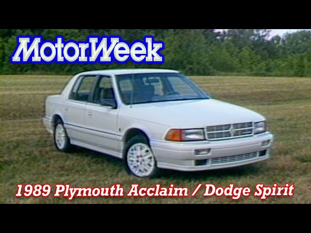1989 Plymouth Acclaim : Dodge Spirit | Retro Review