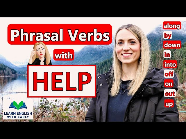 🆘 Phrasal Verbs with HELP | Improve your VOCABULARY and GRAMMAR #phrasalverbs #englishgrammar #help