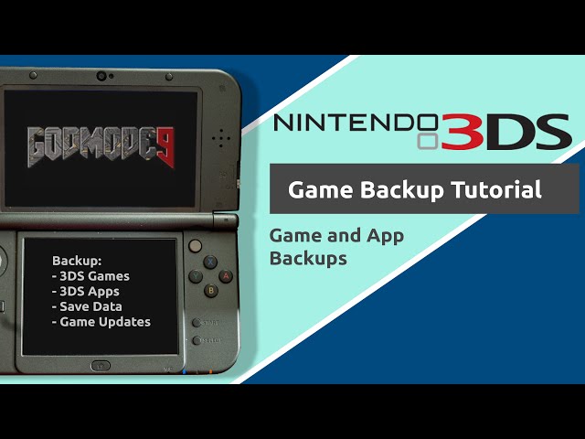 How to Backup your 3DS Games on Modded Systems (GodMode9)