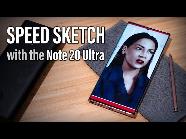 Samsung Galaxy Note 20 Ultra Speed Sketching