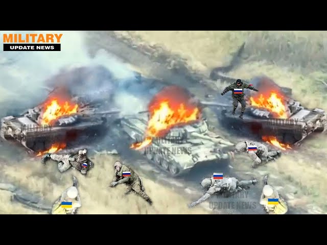Ukrainian troops brutally overrun russian army and destroy 31 battle tanks Russian in near Bakhmut