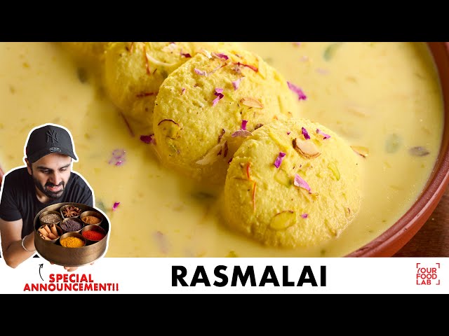 Rasmalai Recipe | Perfect Rasmalai at home Tips | घर पर बनाइये स्वादिष्ट रसमलाई | Chef Sanjyot Keer