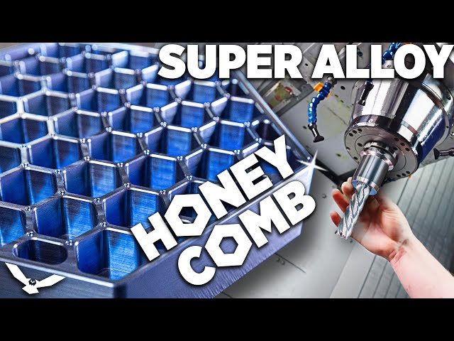 CNC Machining Honeycomb in a SUPER ALLOY