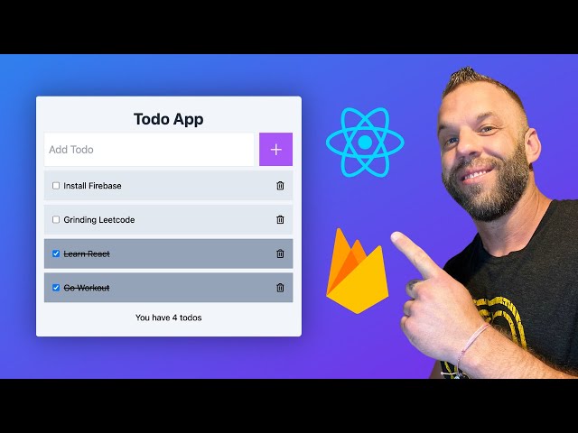React Todo App With Firebase v9 / CRUD Functionality