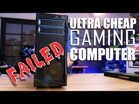 The Ultimate CHEAP PC Gaming Setup.... that FAILED